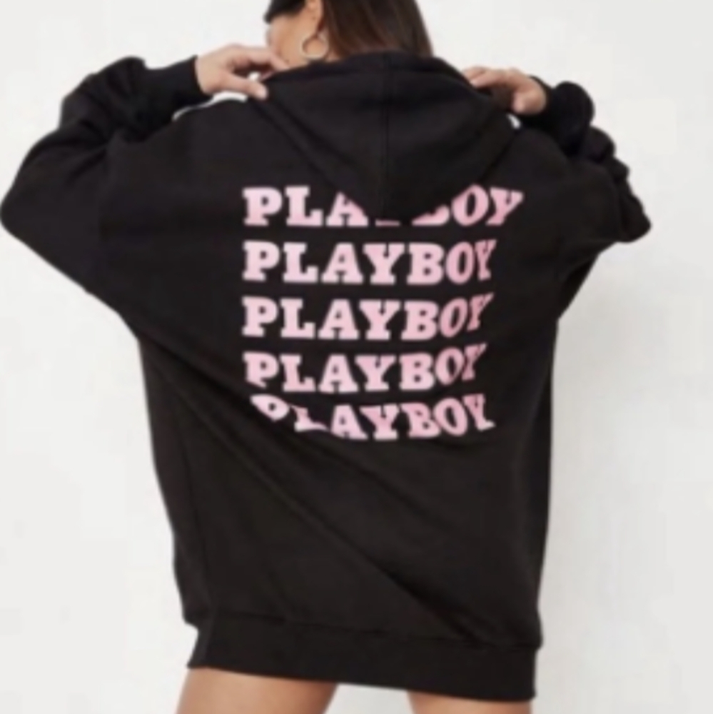 Missguided Playboy Oversized Sweatshirt